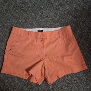 J. Crew Coral Chino Bermuda Shorts